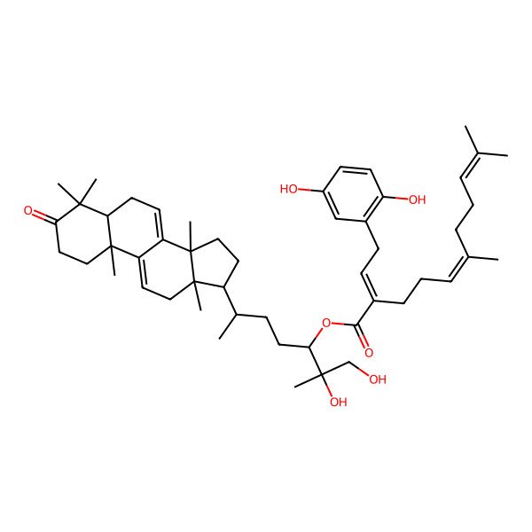 2D Structure of Ganoleuconin N
