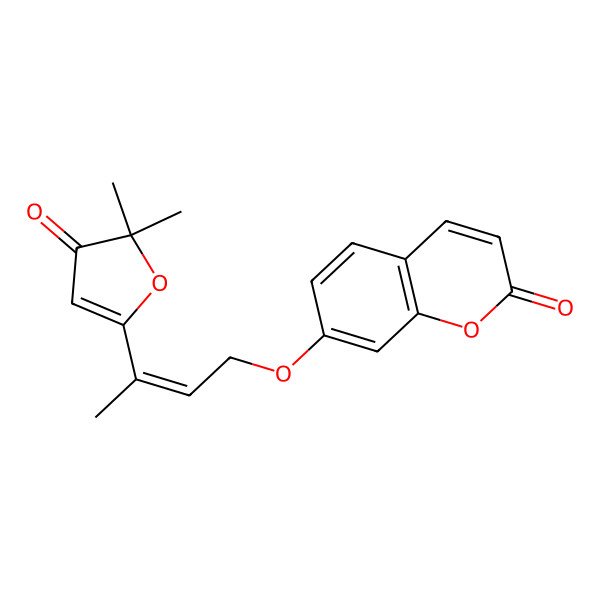 2D Structure of Geiparvarin 2D Structure of Geiparvarin
