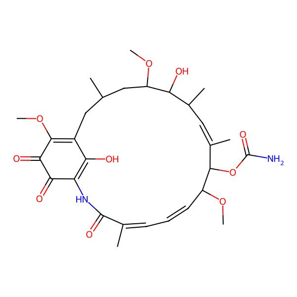 2D Structure of Geldanamycin B