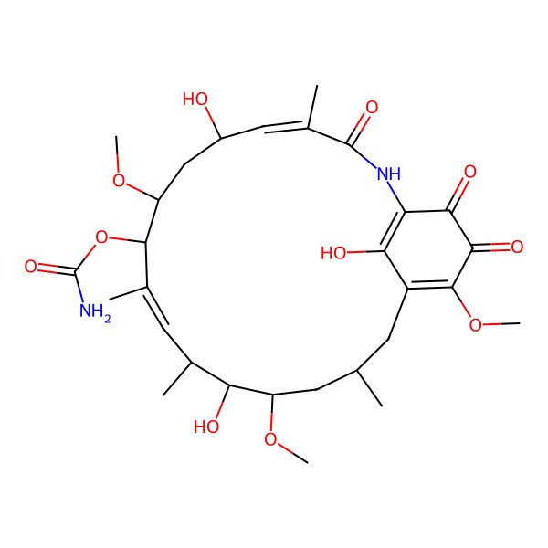 2D Structure of Geldanamycin D