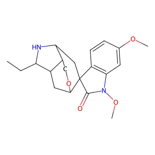 2D Structure of Gelsedine, 11-methoxy-