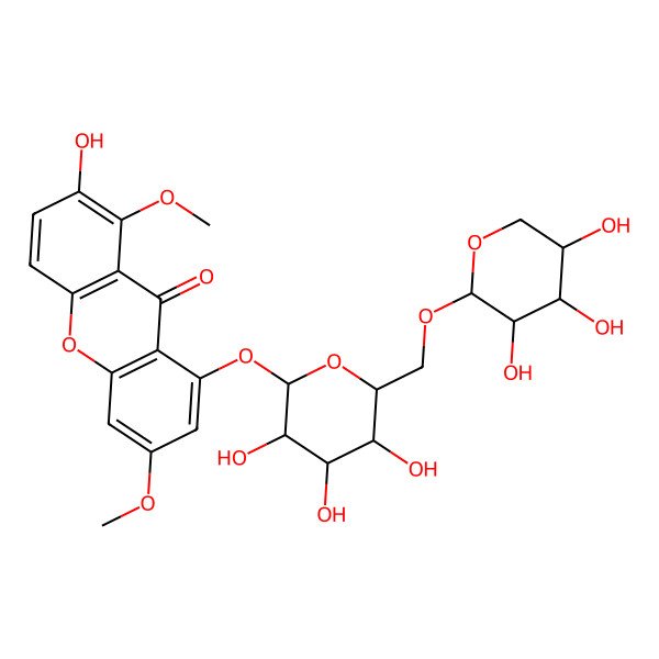 2D Structure of Gentiabavaroside