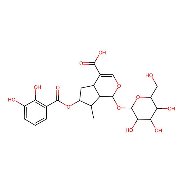 2D Structure of Gentiournoside D