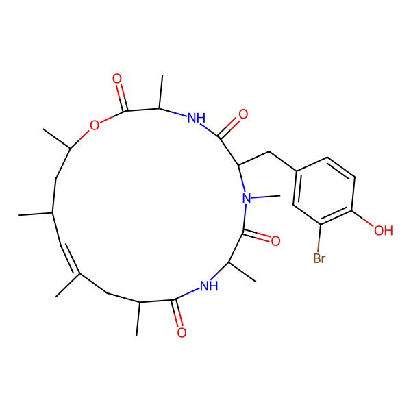2D Structure of Geodiamolide B