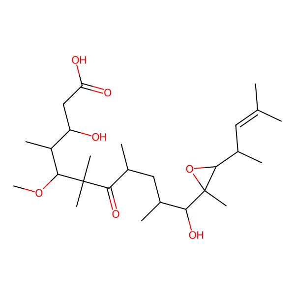 2D Structure of Gephyronic acid