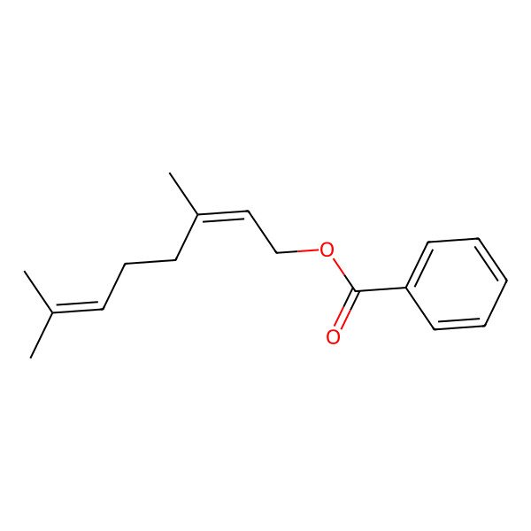 2D Structure of Geranyl benzoate