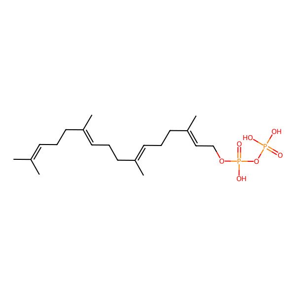 2D Structure of Geranylgeranyl diphosphate