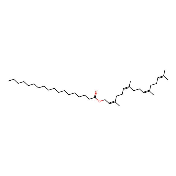 2D Structure of Geranylgeranyl octadecanoate