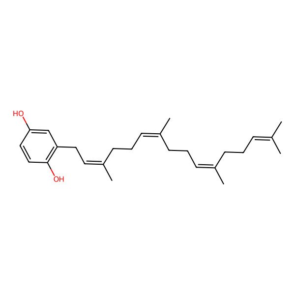 2D Structure of Geranylgeranylhydroquinone