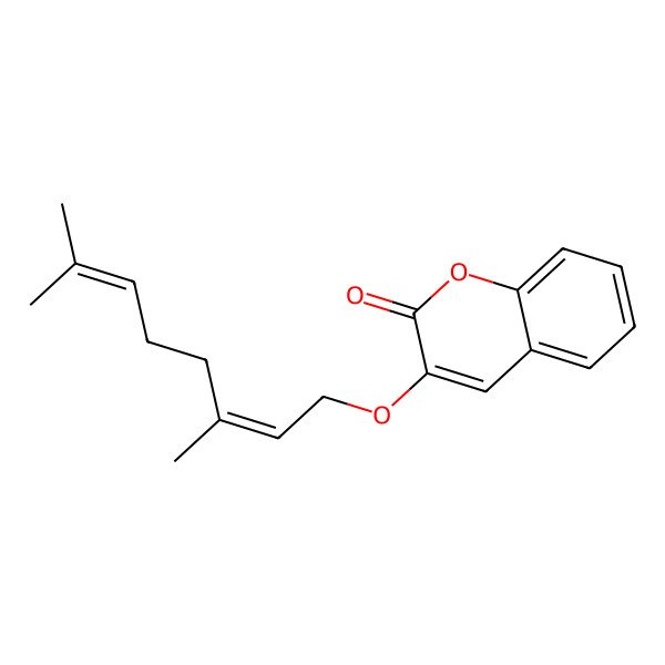 2D Structure of Geranyloxy-coumarin 2D Structure of Geranyloxy-coumarin