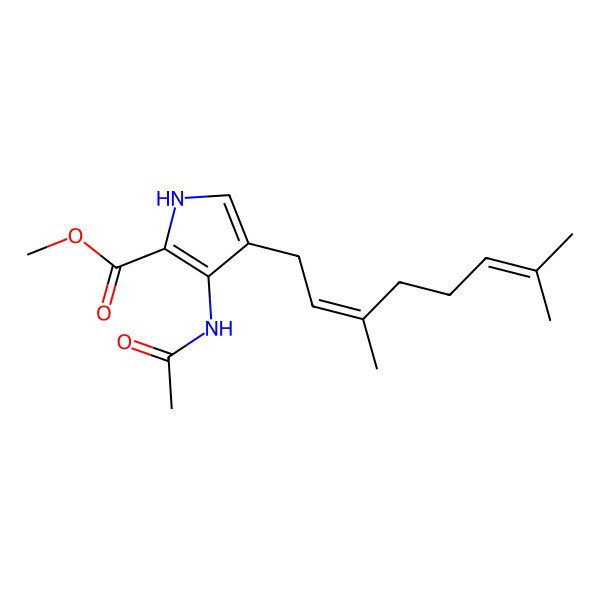 2D Structure of Geranylpyrrol A