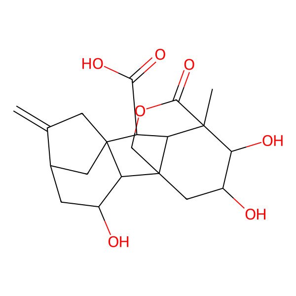 2D Structure of Gibberellin A52 2D Structure of Gibberellin A52