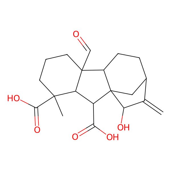 2D Structure of Gibberellin A65 2D Structure of Gibberellin A65
