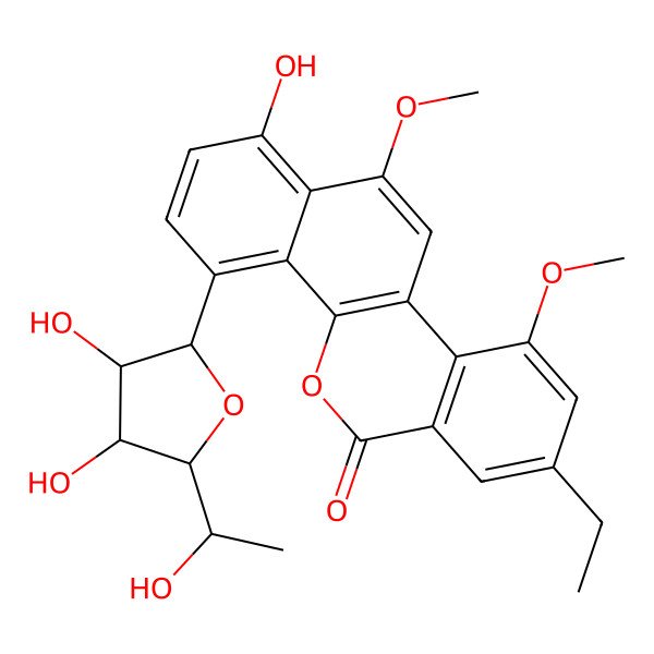 2D Structure of Gilvocarcin E