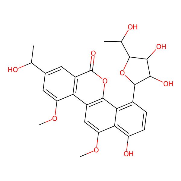 2D Structure of Gilvocarcin HE