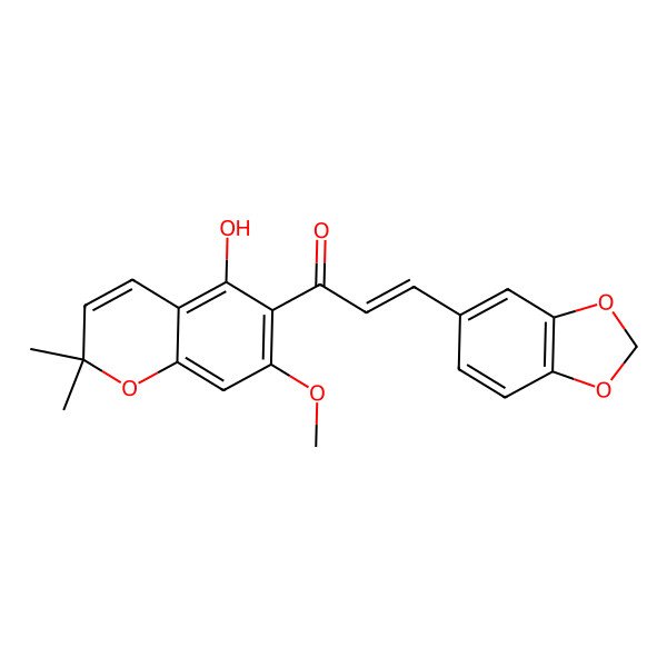 2D Structure of Glabrachromene I 2D Structure of Glabrachromene I