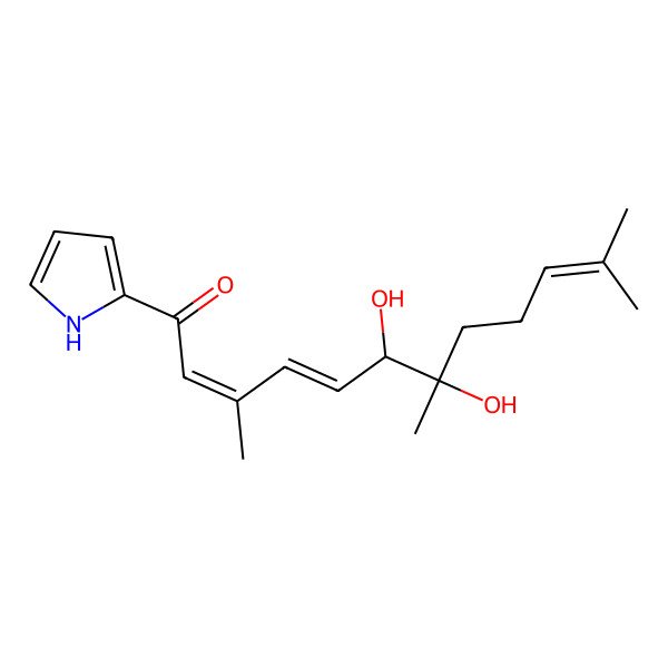 2D Structure of Glaciapyrrole B
