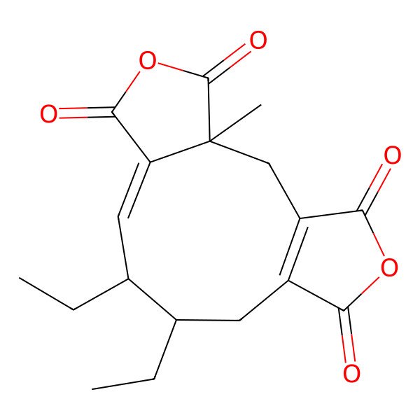 2D Structure of Glaucanic acid