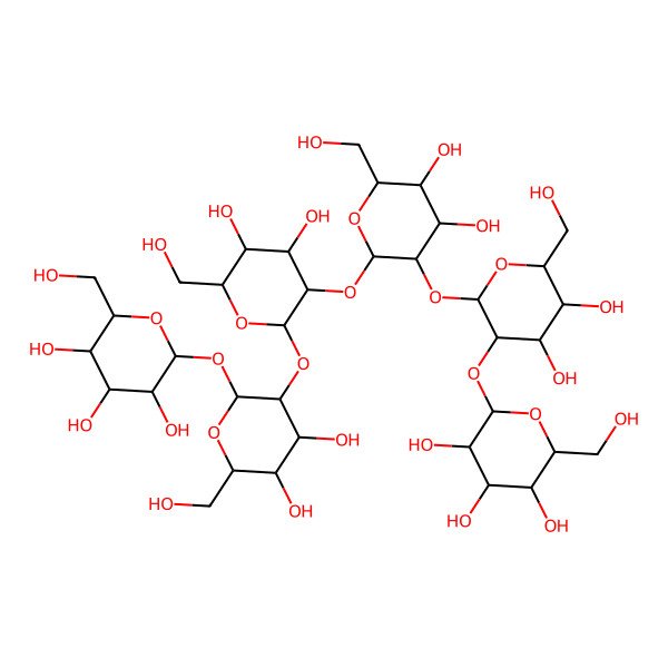 2D Structure of Glc(a1-2)Glc(a1-2)Glc(a1-2)Glc(a1-2)Glc(a1-1a)Glc