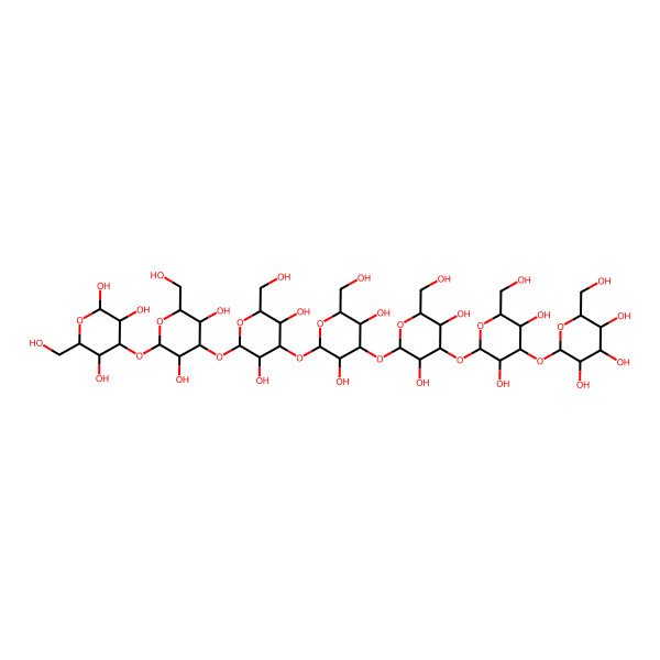 2D Structure of Glc(a1-3)Glc(a1-3)Glc(a1-3)Glc(a1-3)Glc(a1-3)Glc(a1-3)a-Glc