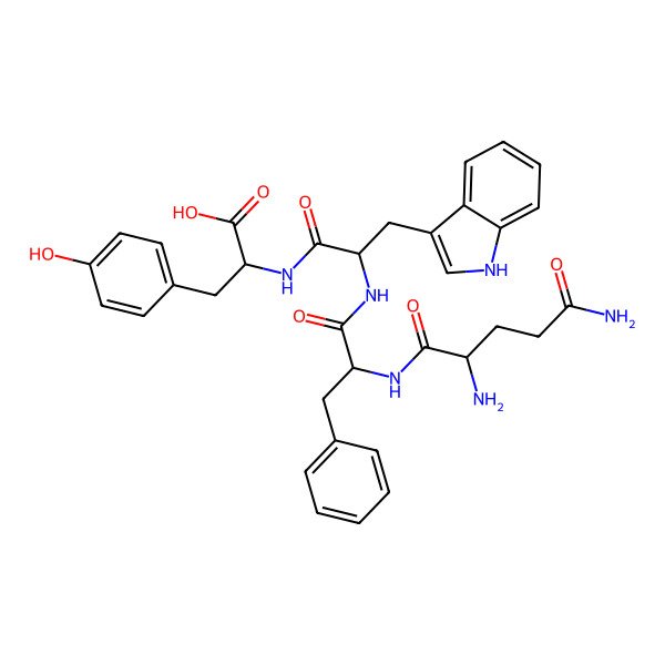 2D Structure of Gln-Phe-Trp-Tyr