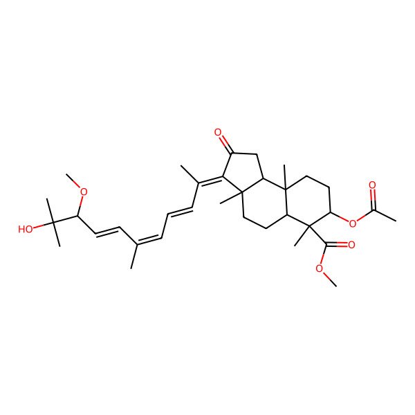 2D Structure of Globostellatic acd C methyl ester