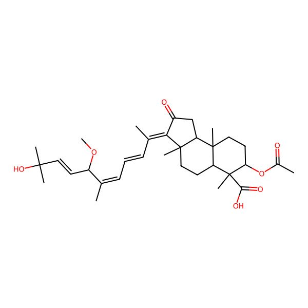 2D Structure of globostellatic acid B