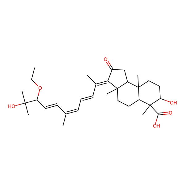 2D Structure of Globostellatic Acid H, I