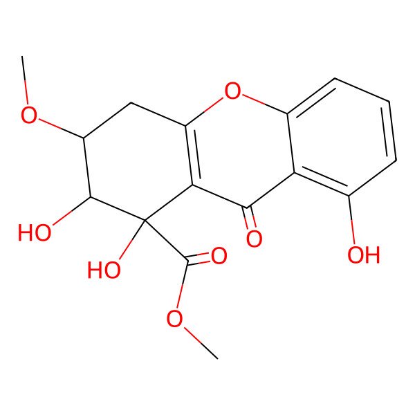 2D Structure of Globosuxanthone B