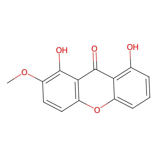 2D Structure of Globosuxanthone C