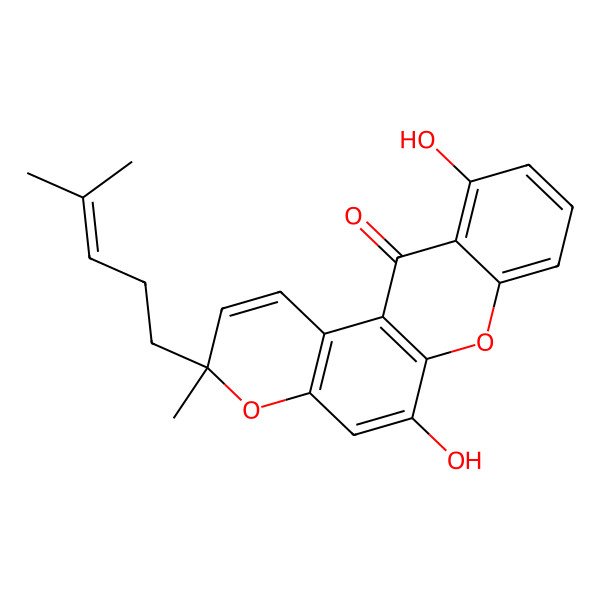 2D Structure of Globulixanthone B