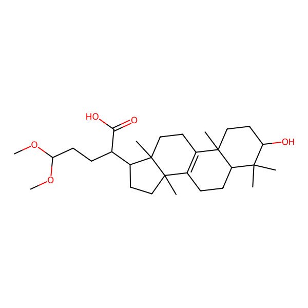 2D Structure of Gloeophyllic acid A