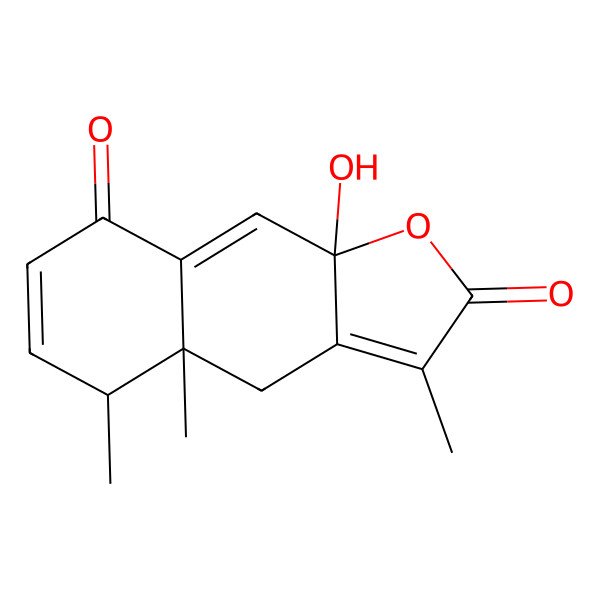2D Structure of Glomeremophilane D