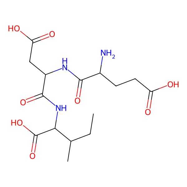 2D Structure of Glu-Asp-Ile
