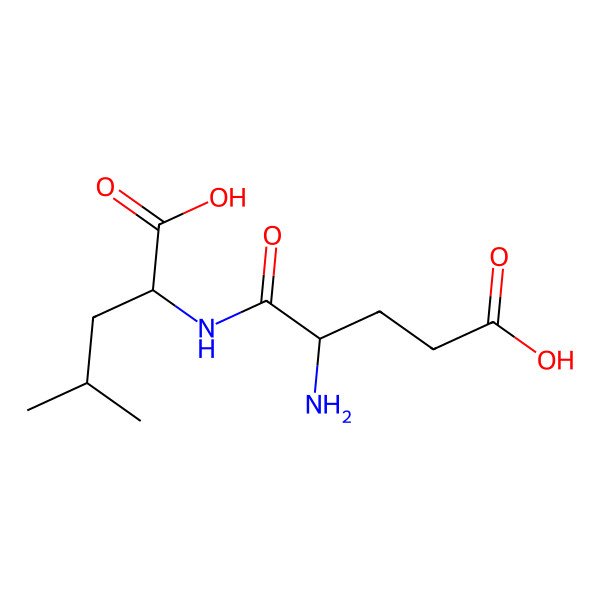 2D Structure of Glu-Leu