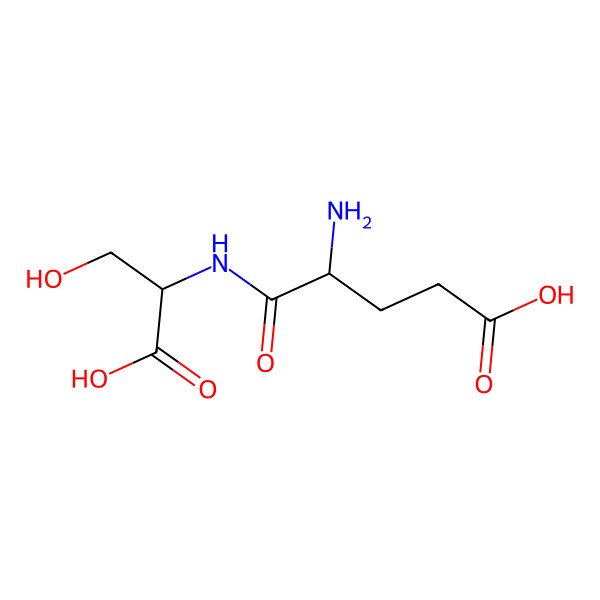 2D Structure of Glu-Ser