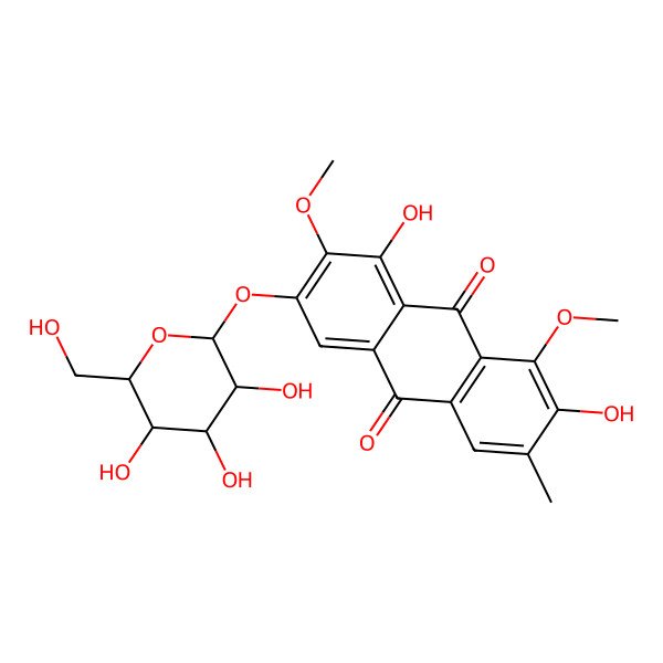 2D Structure of Glucoaurantio-obtusin