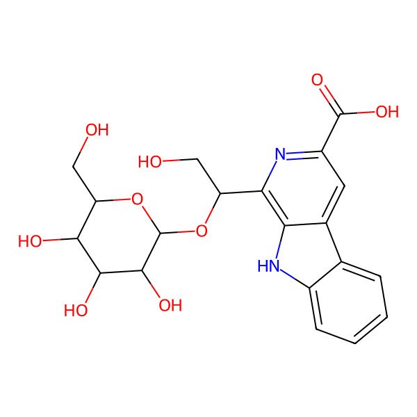 2D Structure of Glucodichotomine B 2D Structure of Glucodichotomine B