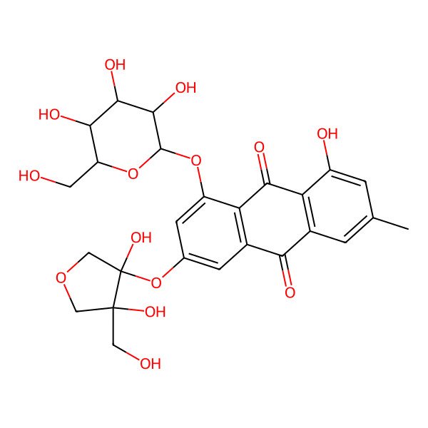 2D Structure of Glucofrangulin B