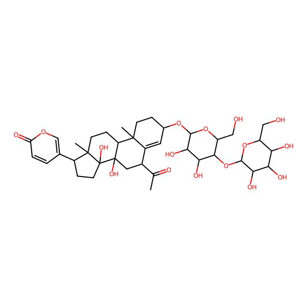 2D Structure of Glucoscilliroside