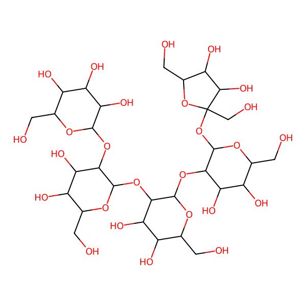 2D Structure of Glucosylsucrose derivative 3