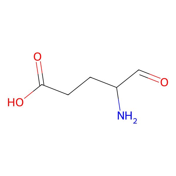 2D Structure of (4S)-4-Amino-5-oxopentanoic acid