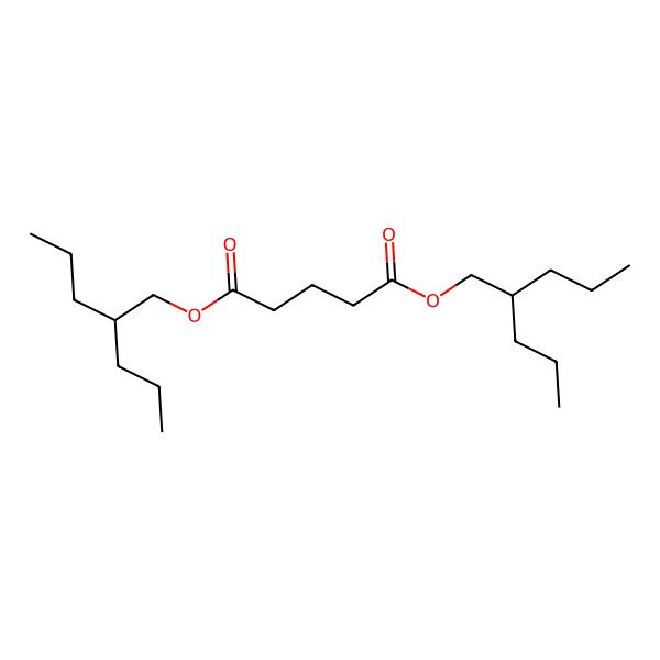 2D Structure of Glutaric acid, di(2-propylpentyl) ester