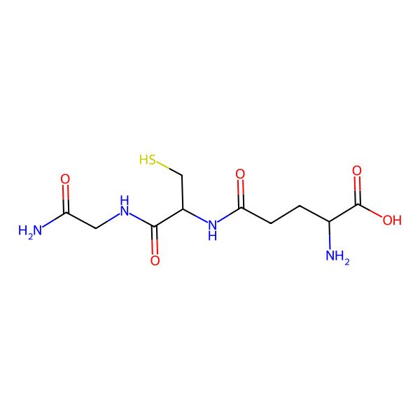 2D Structure of L-gamma-Glutamyl-L-cysteinylglycinamide