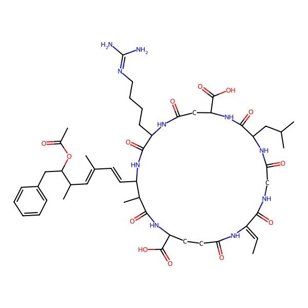 2D Structure of [Gly1,D-Asp3,ADMAdda5,Dhb7]MC-LHar