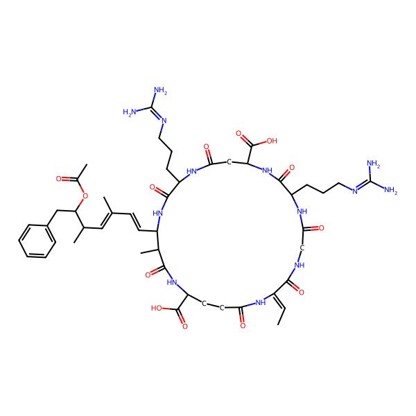 2D Structure of [Gly1,D-Asp3,ADMAdda5,Dhb7]MC-RR