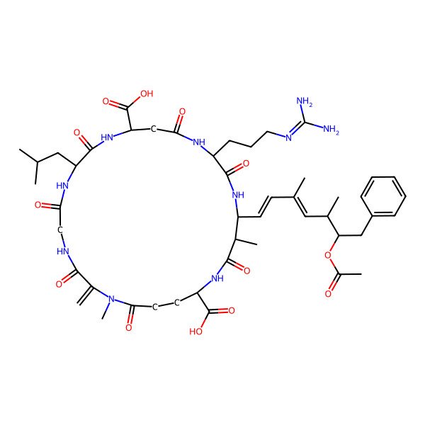 2D Structure of [Gly1,D-Asp3,ADMAdda5]MC-LR