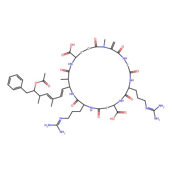 2D Structure of (Gly1,D-Asp3,ADMAdda5)MC-RR