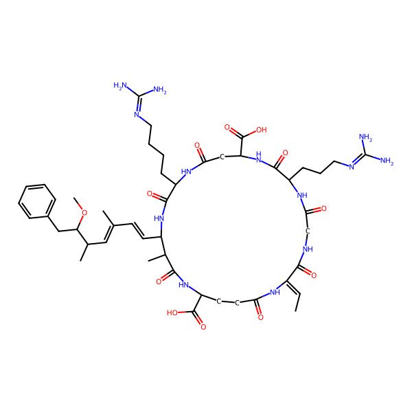 2D Structure of [Gly1,D-Asp3,Dhb7]MC-Rhar