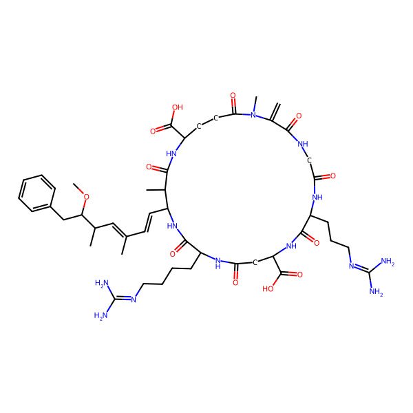 2D Structure of (Gly1,D-Asp3)MC-RHar